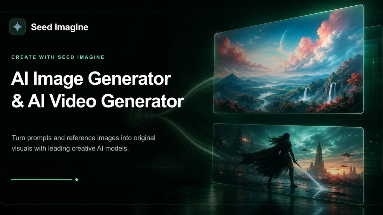 Seed Imagine - Create AI images and videos in one browser workspace