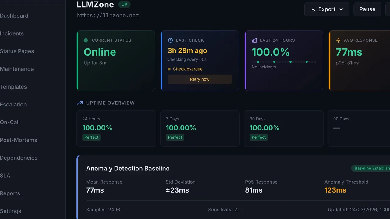 PixoMonitor - Monitor your websites, APIs, and services from multiple locations worldwide with instant alerts and public status pages.