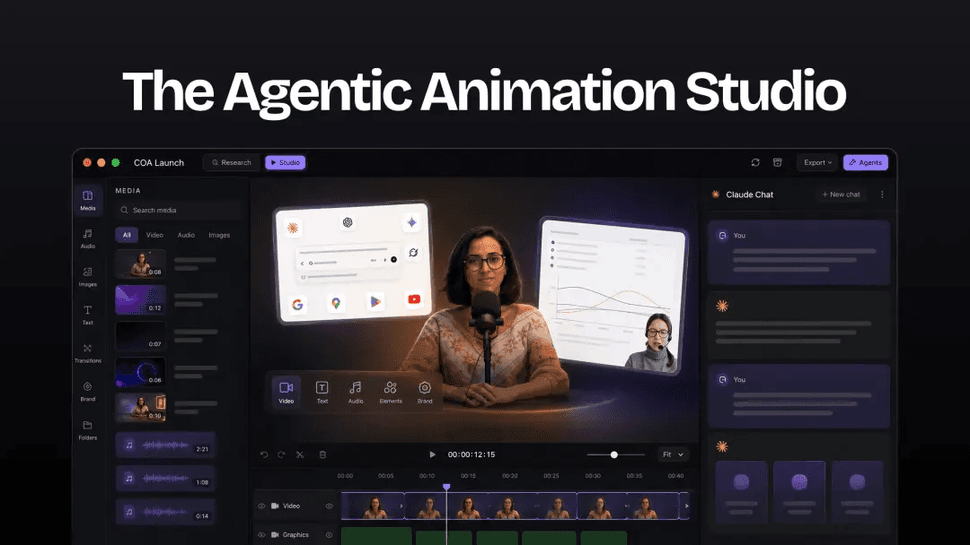 CoAnimator - Agentic Animation Studio
