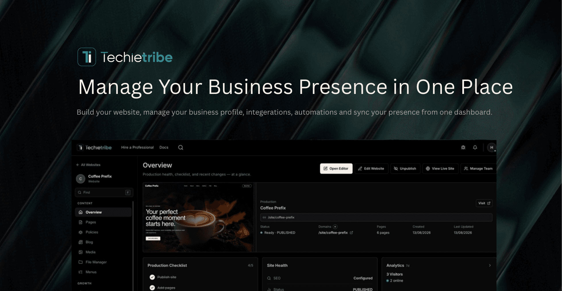 Techietribe AI - Your business online presence