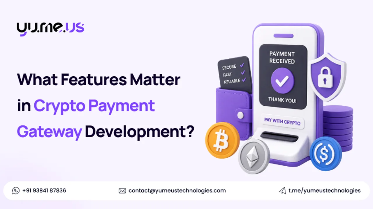 Yumeus Technologies Crypto Payment Gateway - Accept and process crypto